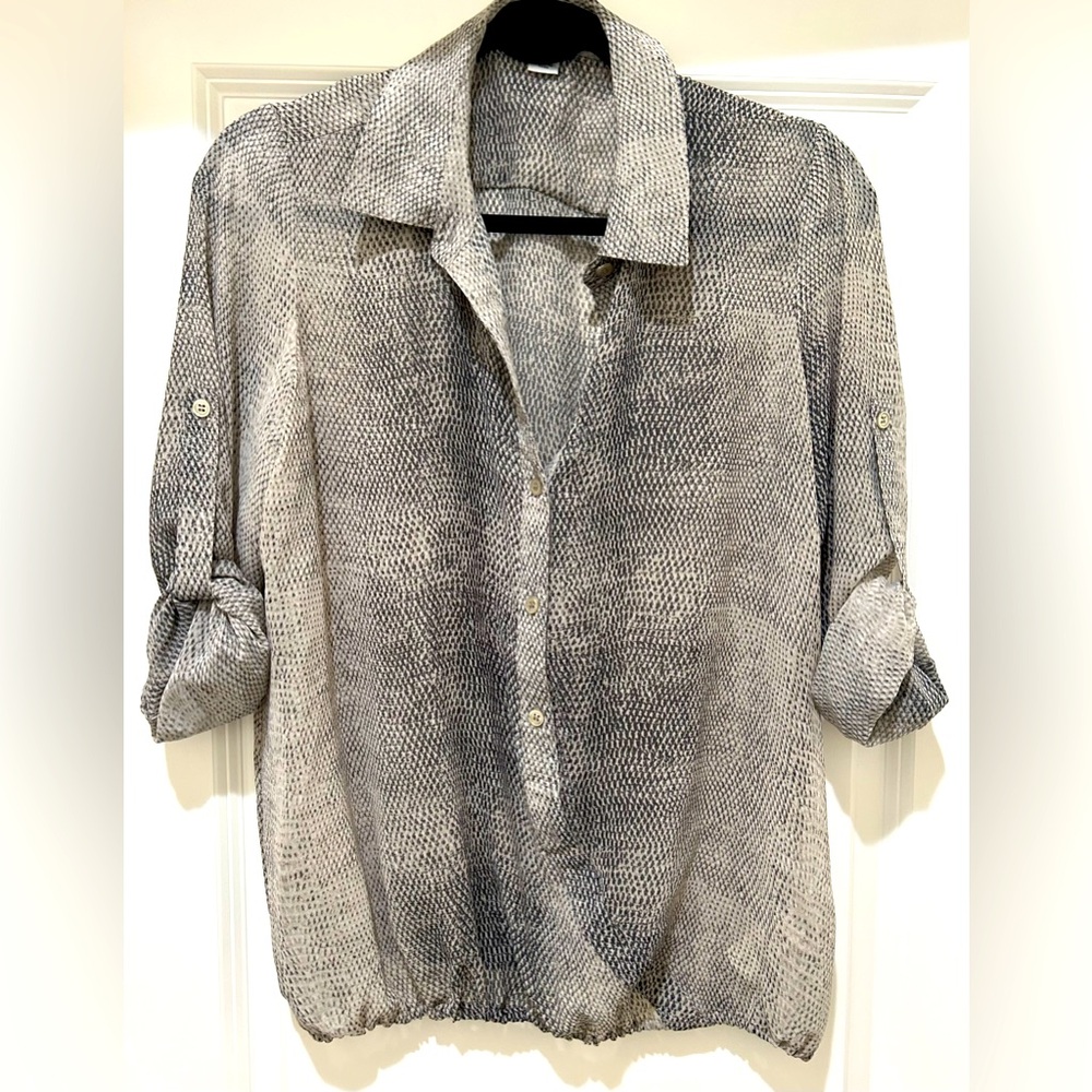 Kenneth Cole New York Patterned Blouse
